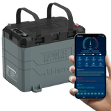 Epoch Batteries 24V 100Ah LiFePO4 Lithium Battery - Bluetooth, Heating, Waterproof