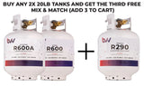 20LB High Purity USA ISO-BUTANE R600A - 99.5% Guaranteed - Buy 2 Get 1 Free (Add 3 To Cart)