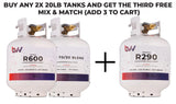20LB High Purity USA N-Butane R600 - 99.5% Guaranteed - Buy 2 Get 1 Free (Add 3 To Cart)