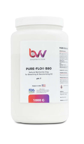 Pure-Flo® B80 Natural Bentonite for Bleaching & Decolorizing Edible Oils *FDA-GRAS - 1000 Gram