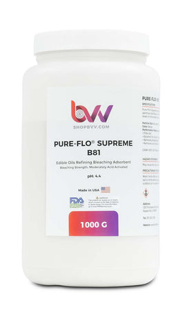Pure-Flo® B81 Supreme Activated Bleaching & Decolorizing Bentonite for Edible Oils *FDA-GRAS (Compares to T-5™) - 1000 Gram