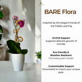 BARE™ Flora™ - Customizable wooden plant support - Perfect for Orchids