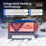 Battle Born 100Ah 12V LiFePO4 Heated Battery Kit
