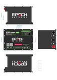 Epoch Batteries 48V 105Ah MINI - Lithium (LiFePO4) Golf Cart Battery - Complete Kit