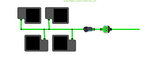 ALIEN EasyFeed 4 Pot 2 Row Kit