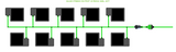 ALIEN EasyFeed 10 Pot 2 Row Kit