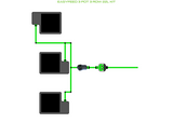 ALIEN EasyFeed 3 Pot 3 Row Kit