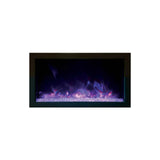 Amantii Panorama Extra Slim 60 Inch Smart Indoor or Outdoor Linear Electric Fireplace