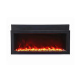 Amantii Panorama Extra Slim 40 Inch Smart Indoor or Outdoor Linear Electric Fireplace