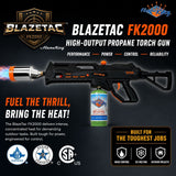 Flame King BlazeTac Propane Torch Gun Weed Burner with Trigger Ignition