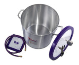 BVV 10 Gallon Aluminum Vacuum Chamber and V9D 9CFM Two Stage Vacuum Pump Kit