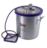 BVV 10 Gallon Aluminum Vacuum Chamber and V9D 9CFM Two Stage Vacuum Pump Kit