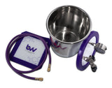 BVV 1.5 Gallon TALL Stainless Steel Vacuum Chamber and Vacuum Pump Kit