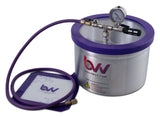 BVV 2 Gallon Aluminum Vacuum Chamber and Vacuum Pump Kit