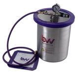 BVV 3 Gallon Stainless Steel Vacuum Chamber With Glass Lid