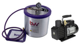 BVV 3 Gallon Aluminum Vacuum Chamber and Vacuum Pump Kit