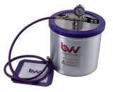BVV 3 Gallon Aluminum Vacuum Chamber and Vacuum Pump Kit