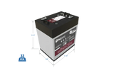 BigBattery 36V EAGLE 2 1.63 kWh LiFePO4 Battery with Heater and Comms