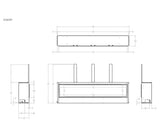 American Hearth Empire Boulevard 72" Vent-Free Fireplace