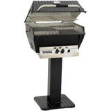 Broilmaster P3X Premium Natural Gas Grill With 26" Black Painted Steel Patio Post