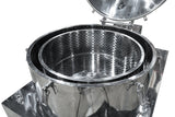 Certified 160L Jacketed Stainless Steel Centrifuge with Explosion Proof Motor and Siemens Controller - 55LB Max Capacity