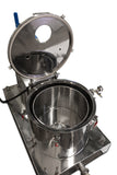 Certified 45L Jacketed Stainless Steel Centrifuge with Explosion Proof Motor and Siemens Controller