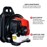Cardinal 63.3cc Backpack Leaf Blower 675 CFM 196 MPH Gas Powered Professional Lawn Care Landscaping Yard Cleanup
