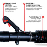 Cardinal 79.9cc Backpack Leaf Blower 920 CFM 206 MPH Gas Powered Professional Lawn Care Landscaping Yard Cleanup