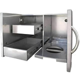 Cal Flame 30 Inch Door & Drawer Combo - BBQ11840P-30