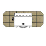 Cal Flame Kona 6 Ft. BBQ Grill Island - BBK601