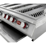 Cal Flame Avalon Q 8 Ft. L-Shaped BBQ Grill Island - BBK820