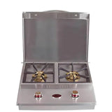 Cal Flame Standard Drop-In Side By Side Double Burner - BBQ18852P