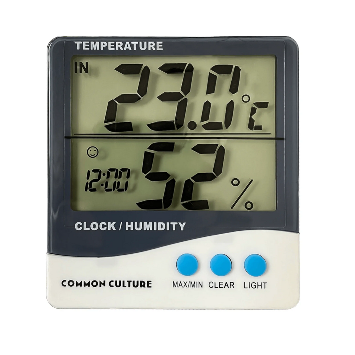 Common Culture Large Display Thermometer & Hygrometer – Grow It Depot