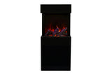 Amantii 2025WM Cube Lumina 3-Sided View Built In Indoor/Outdoor Electric Fireplace