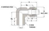 Male Elbow Tube Fitting
