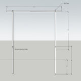 DIY Tomato Trellis | 1 3/8" Heavy Duty