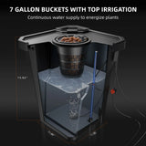 Spider Farmer Deep Water Culture Hydroponics Grow System with Top Drip Kit - 4 Bucket Kit