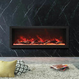 Amantii Panorama Deep Extra Tall 60 Inch Indoor Outdoor Electric Fireplace