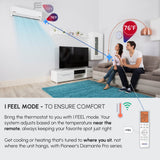 Pioneer® Diamante Pro™ 9,000 BTU 19 SEER2 115V High-Wall Ductless Energy-Star Mini-Split Air Conditioner Inverter Heat Pump with 16 Ft. Kit