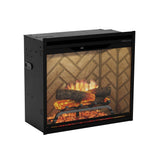 Dimplex Revillusion 24" Built-in Electric Firebox With Herringbone Backer