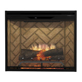 Dimplex Revillusion 30" Built-in Electric Firebox With Herringbone Backer