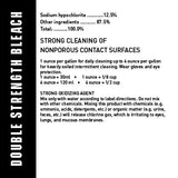 GREEN AIR PRODUCTS - Double Strength Bleach - 2.5 Gal - Case of 2