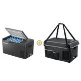 BougeRV 12V 23 Quart Portable Fridge Black For Travel