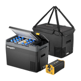 BougeRV CRPRO30 30 Quart 12V Portable Car Fridge Kit