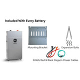 EG4 WallMount Indoor Battery 48V 314Ah | 16kWh UL9540A Self-Heating