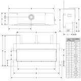 American Hearth Empire Boulevard Direct Vent 60" Fireplace with Multi-Function Remote