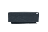 Elementi Plus Roraima 40" Square Slate Black Concrete Natural Gas Fire Table