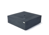 Elementi Plus Roraima 40" Square Slate Black Concrete Natural Gas Fire Table