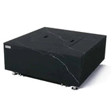 Elementi Plus Sofia 40" Marble Porcelain Fire Table - Bulgaria Black