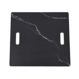 Elementi Plus Sofia 40" Marble Porcelain Fire Table - Bulgaria Black